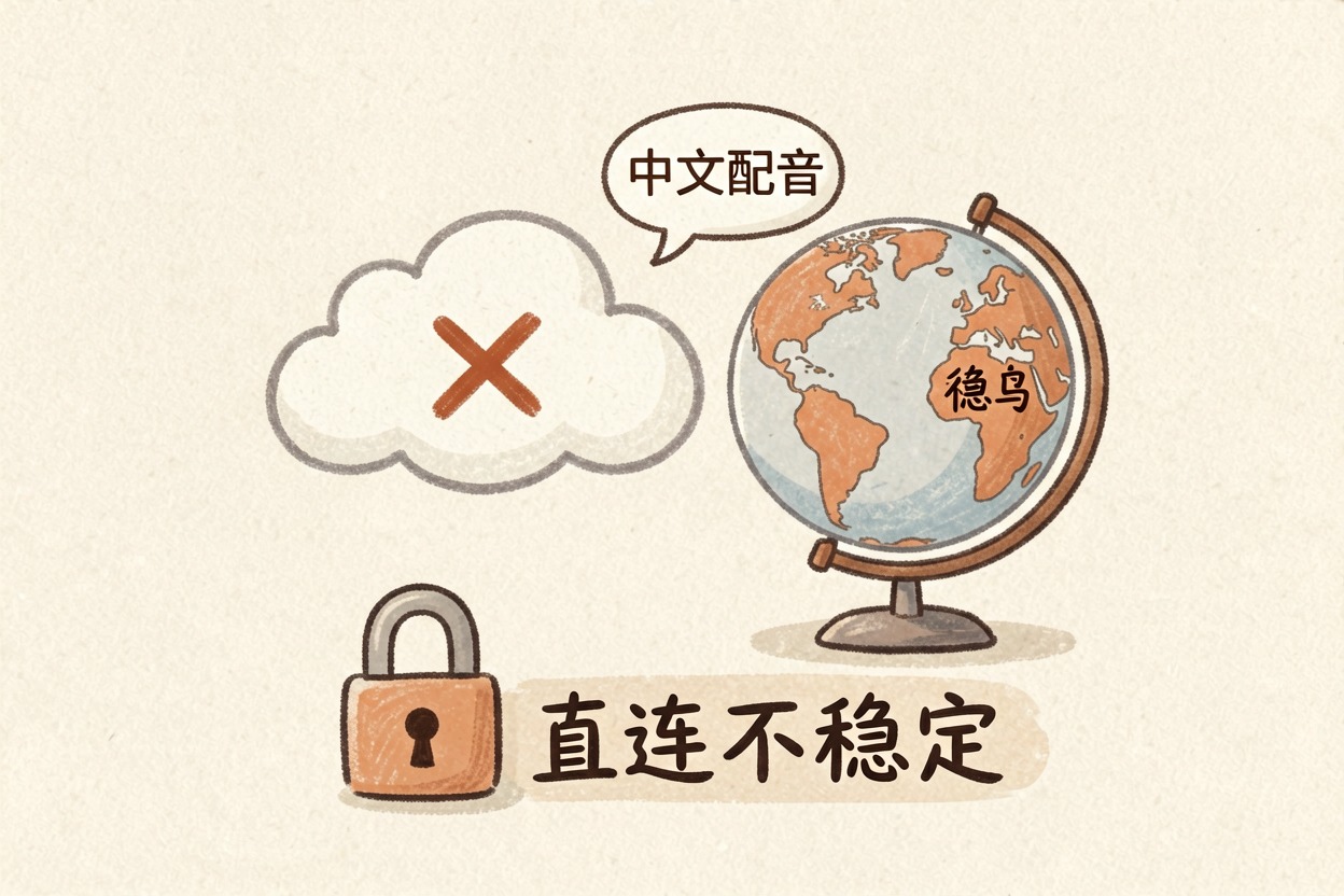 配图3中文配音与直连限制