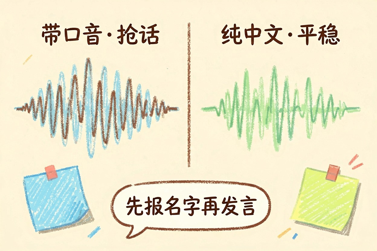 配图2转写准确率与说话人分离