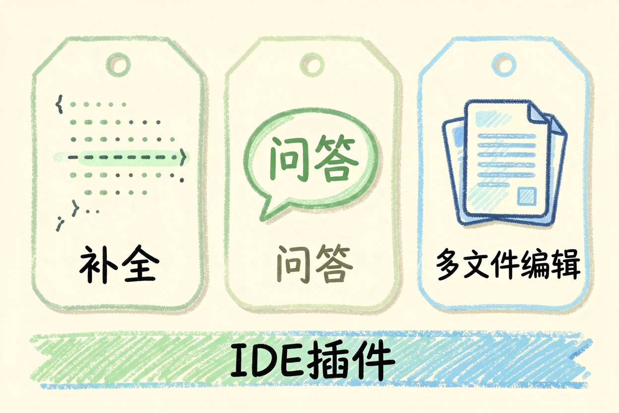 配图3补全、问答、多文件编辑