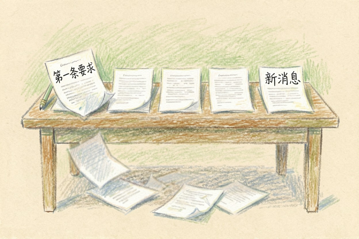 配图3窗口满了,旧内容被挤出