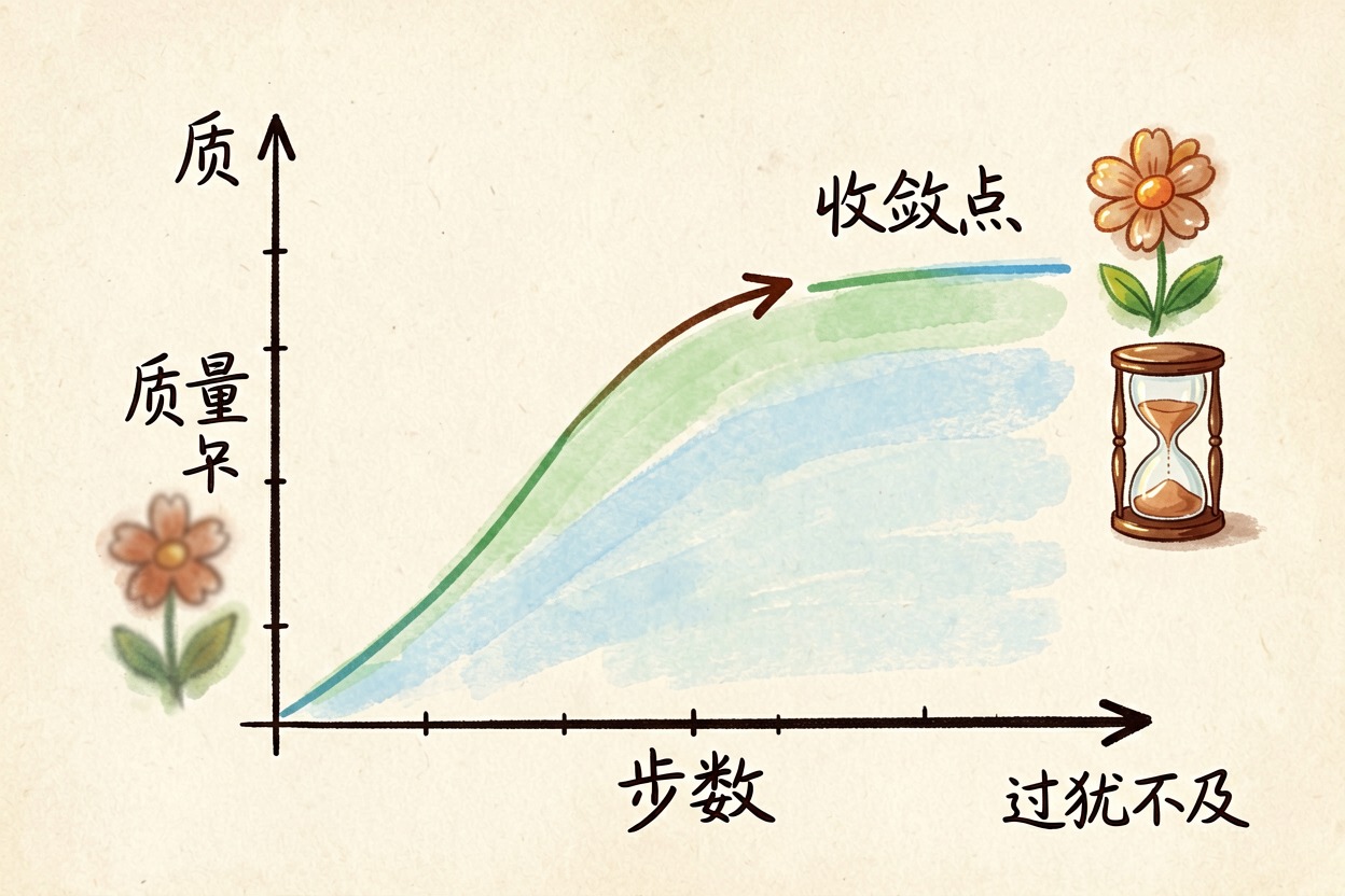 配图3步数误区:收敛点