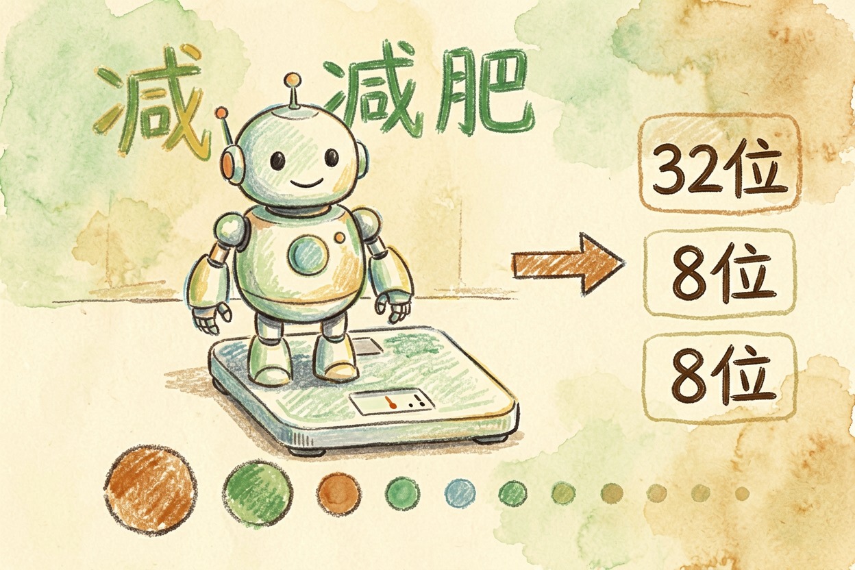 配图3量化：给模型减肥