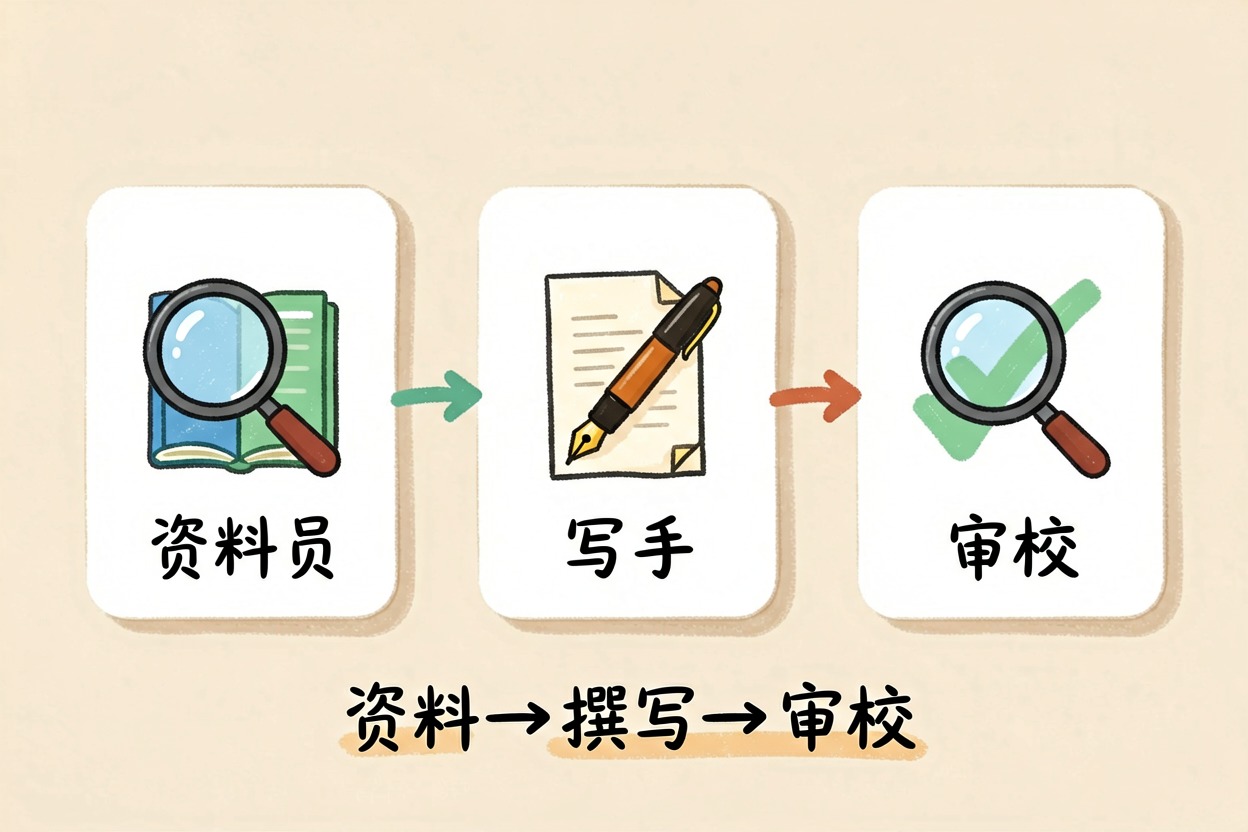 配图1流水线分工：一环接一环