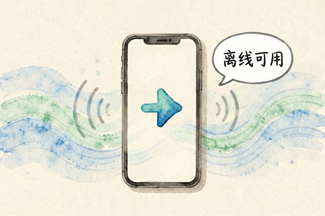 配图5飞行模式也能用的 AI
