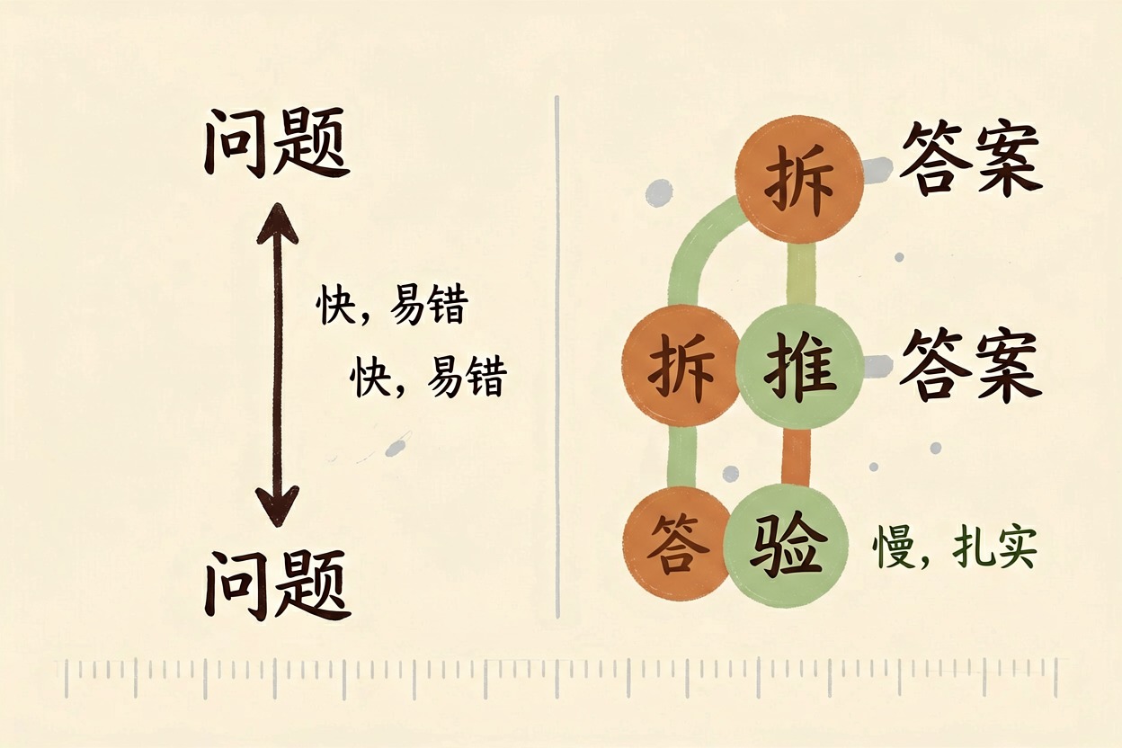 配图2普通模型 vs 推理模型