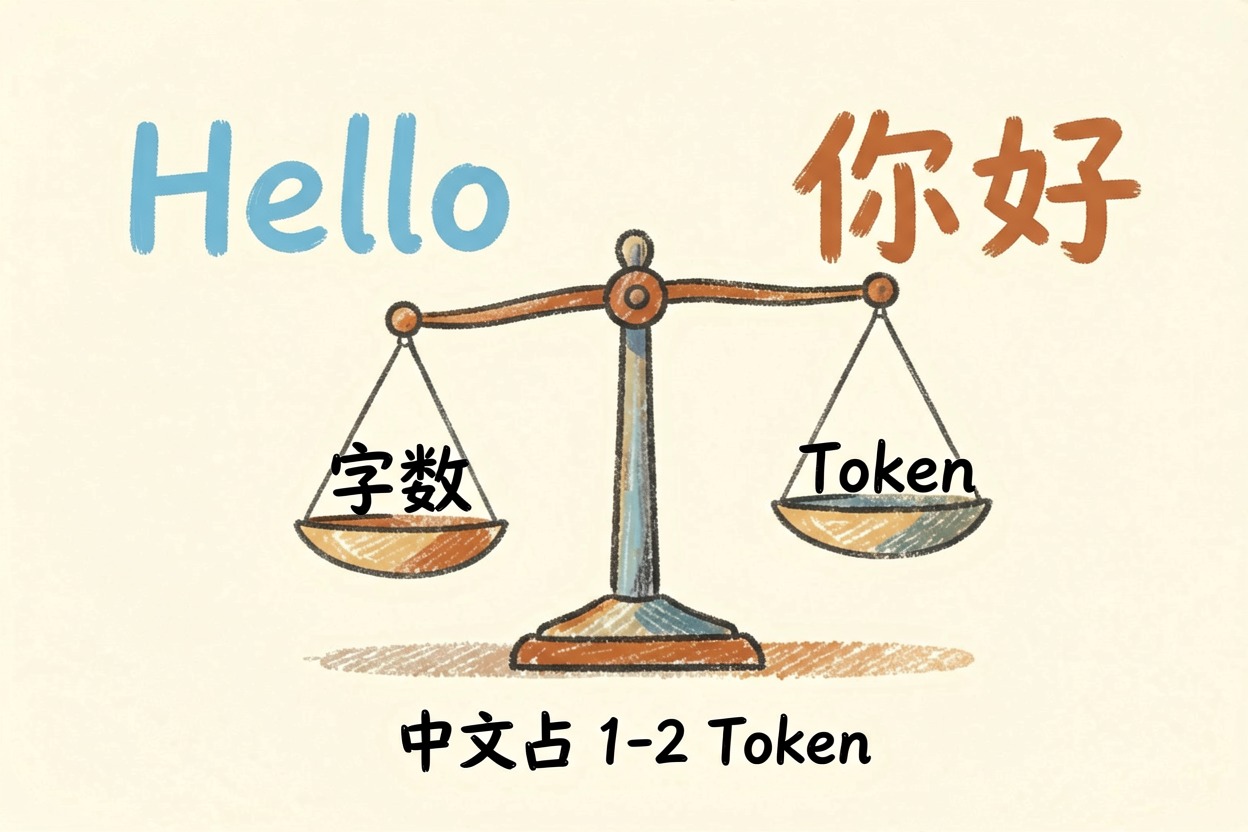 配图2为什么按 Token 不按字数