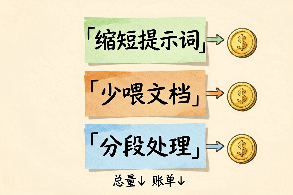 配图4三个省 Token 的办法