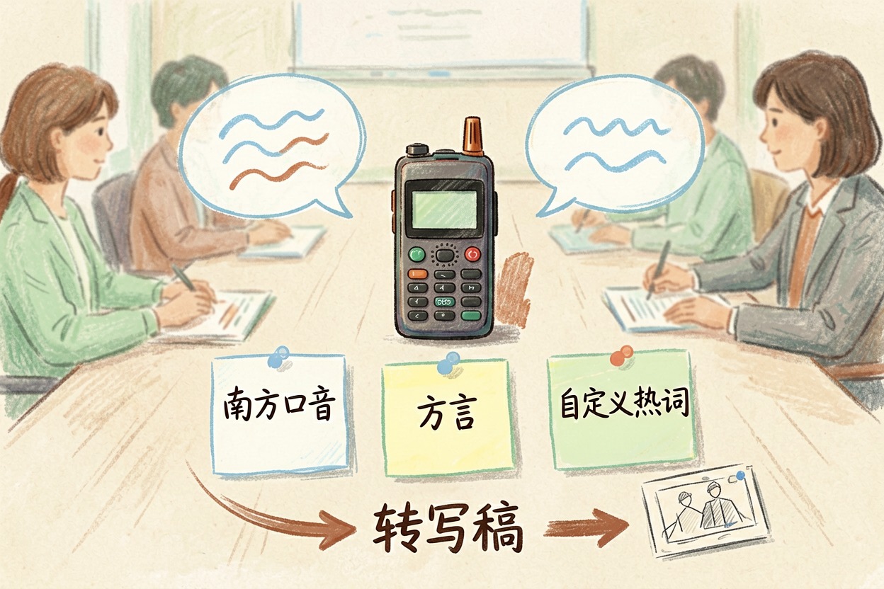 配图1语音输入与会议转写