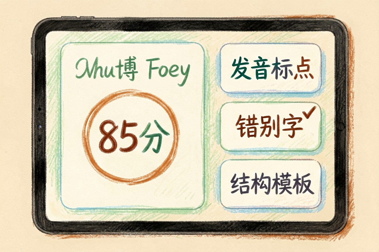 配图2英语口语与作文批改